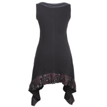 Vishes Armloses Hippie Zipfelkleid aus Baumwolle mit...