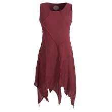 Vishes armloses einfarbiges Patchwork Zipfelkleid aus...