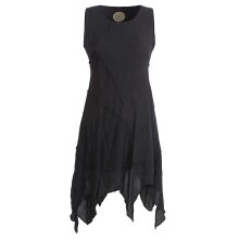 Vishes armloses einfarbiges Patchwork Zipfelkleid aus...