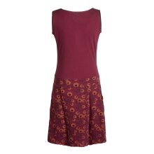 Vishes Damen Baumwoll-Kleid mit Blumen-Muster,...