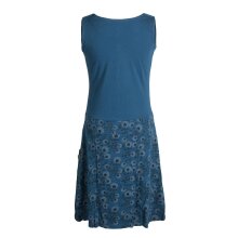 Vishes Damen Baumwoll-Kleid mit Blumen-Muster,...