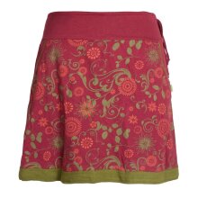 Vishes Damen Lagen-look Blumen-Rock mit farbig...