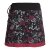 Vishes Damen Lagen-look Blumen-Rock mit farbig abgesetztem Saum schwarz 40