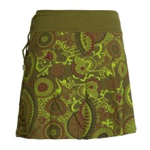 Vishes Kurzer Damen Baumwoll-Rock mit Bunt Mandalas und...
