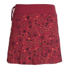 Vishes Kurzer Damen Hippie Blümchen-Rock aus...