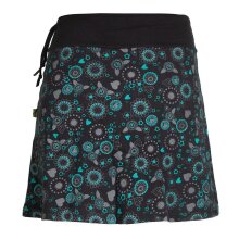 Vishes Kurzer Damen Hippie Blümchen-Rock aus...