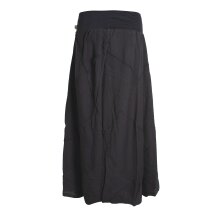 Vishes Langer Weiter Damen Patchwork-Rock - Handgewebte...