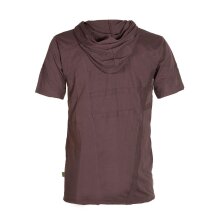 Vishes Herren Eco Kurzarm Hoodie Patchwork Kapuzen-Shirt...