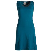 Vishes Einfaches armloses Kleid aus Biobaumwolle mit...