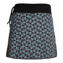 Vishes Kurzer Damen Baumwoll-Rock mit Facetten bzw Blumen...