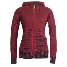 Vishes - Bedruckte Damen Hoodie Kapuzenjacke...