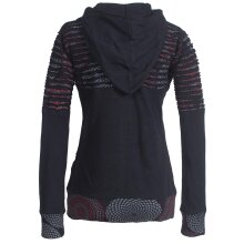 Vishes Damen Hoodie Kapuzenjacke Baumwolle Gestreift...