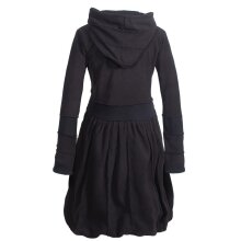 Vishes Langarm Damen Eco Fleecekleid Winterkleid...