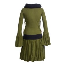 Vishes Langarm Elfenkleid mit seitlicher Schnürung...