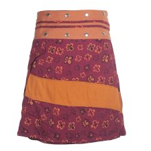 Vishes Damen A-Line Wickelrock Rock Midi Cacheur Minirock...