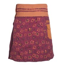 Vishes Damen A-Line Wickelrock Rock Midi Cacheur Minirock...