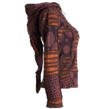 Vishes Jacke bedruckt Hippie Jacke Elfenjacke abnehmbare...