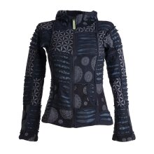 Vishes Jacke bedruckt Hippie Jacke Elfenjacke abnehmbare...