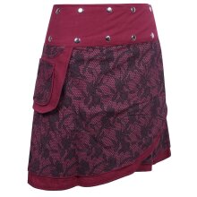 Vishes - Damen Wickelrock Rock zum Wickeln mit...