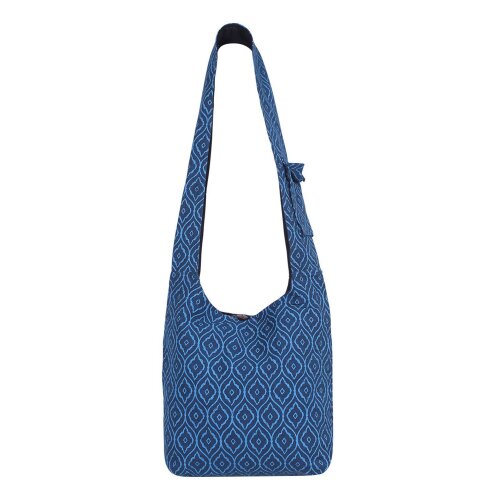 Vishes Unisex Umhängetasche Schultertasche - Tasche zum Umhängen für die Schulter 70er 80er Retro türkis