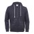 Vishes - Herren Cutwork Hoodie Jacke Sweater Einfarbig Warm Kapuze Kängurutasche