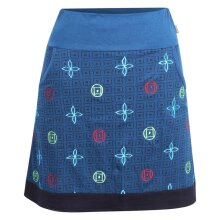 Vishes - Damen Baumwoll-Rock, 70er Jahre Retro Mosaik...