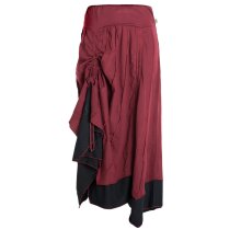 Vishes - Langer Damen Rock Lang Längenverstellbar...