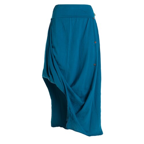 vishes Rock kurz lang verstellbar türkis 40-42