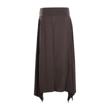 vishes Rock kurz lang verstellbar braun 40-42