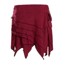 Vishes Damen Goa Elfenrock Zipfelrock Baumwollrock Rock...