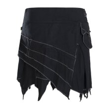 Vishes Damen Goa Elfenrock Zipfelrock Baumwollrock Rock...