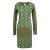 Vishes Langarm Damen Kleid Jerseykleid Sweatkleid Strickkleid - Kleid Damen Langarm Kleid Herbst olive 44