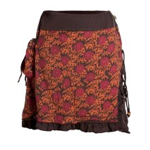 Vishes - Asymmetrischer Baumwollrock zum Überziehen...