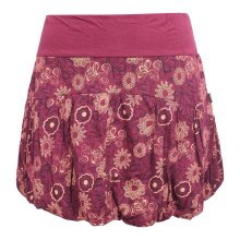 Vishes - Damen kurzer Ballon-Rock aus Baumwoll-Jersey mit...