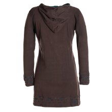 Vishes - Damen Kapuzenkleid Sweatkleid Hoodie-Kleid...