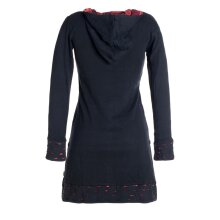 Vishes - Damen Kapuzenkleid Sweatkleid Hoodie-Kleid...