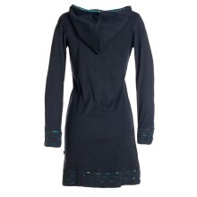 Vishes - Damen Kapuzenkleid Sweatkleid Hoodie-Kleid...