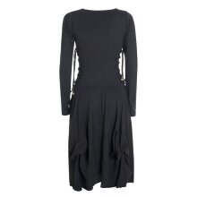 Vishes Langes Langarm Damen Kleid Bio-Baumwolle Einfarbig...