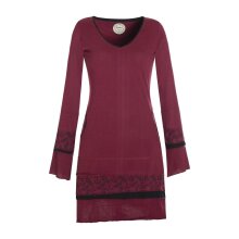Vishes Langarm Lagenlook Damen Kleid Jerseykleid...
