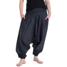 Vishes - Lange Unisex Baumwoll Haremshose Schlupfhose...