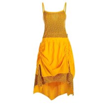 Vishes langes Damen Sommerkleid aus Jersey-Baumwolle mit...