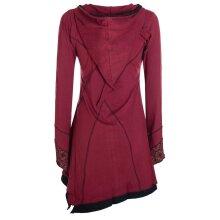 Vishes Langarm Damen Elfen Zipfelkleid Patchworkkleid...