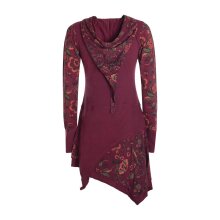 Vishes - Langarm Damen Kleid Elfen Zipfelkleid Zipfelige...