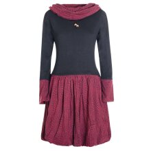 Vishes Langarm Damen Kleid Jerseykleid Strickkleid...