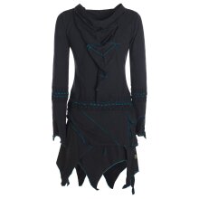 Vishes Langarm Damen Elfen Zipfel Kleid Tunika mit...