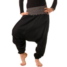 Vishes Sommer Haremshose leichte Pluderhose - Lange...