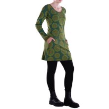 Vishes - Leichtes Langarmshirt-Kleid Damen Kleider...