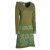 Vishes - Long Hoodie Kleid Damen mit Kapuze Langarm Kleider Kapuzenkleid olive 44