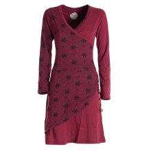 Vishes Langarm Damen Jerseykleid aus Baumwolle mit...