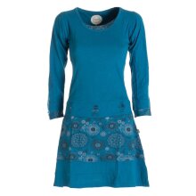 Vishes Langarm Damen Keid mit Mandals Rundhals Ausschnitt...